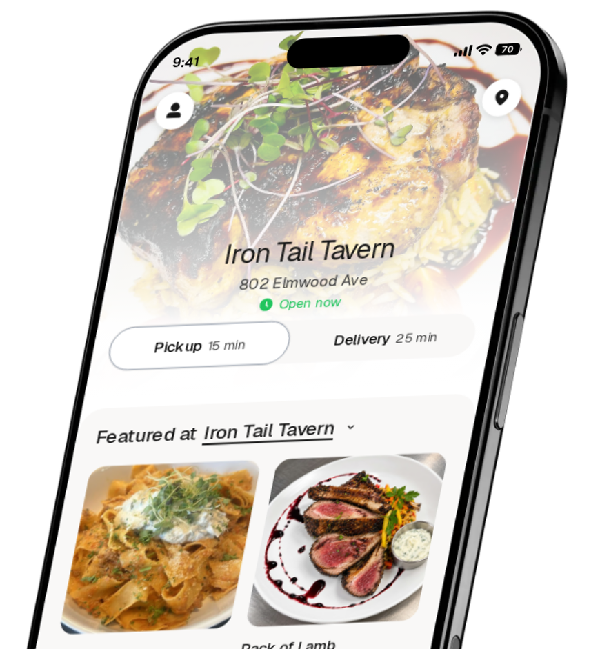 Iron Tail Tavern app preview