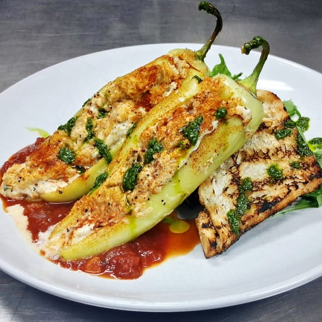 Stuffed Banana Peppers.