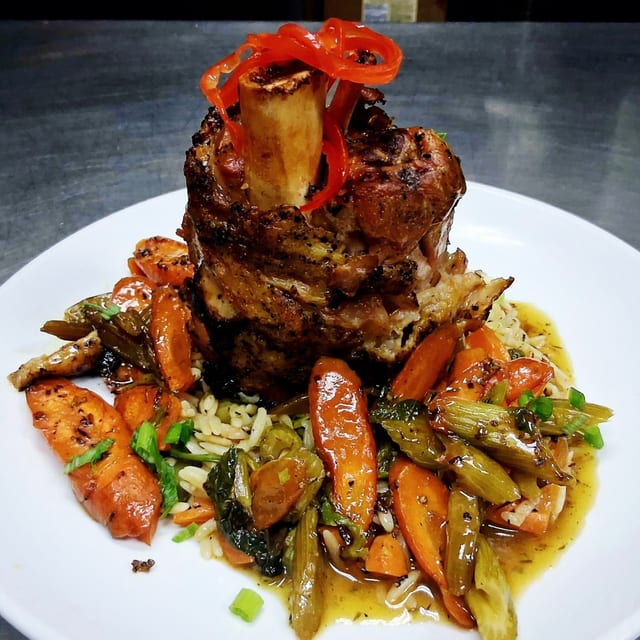 Pork Osso Buco.