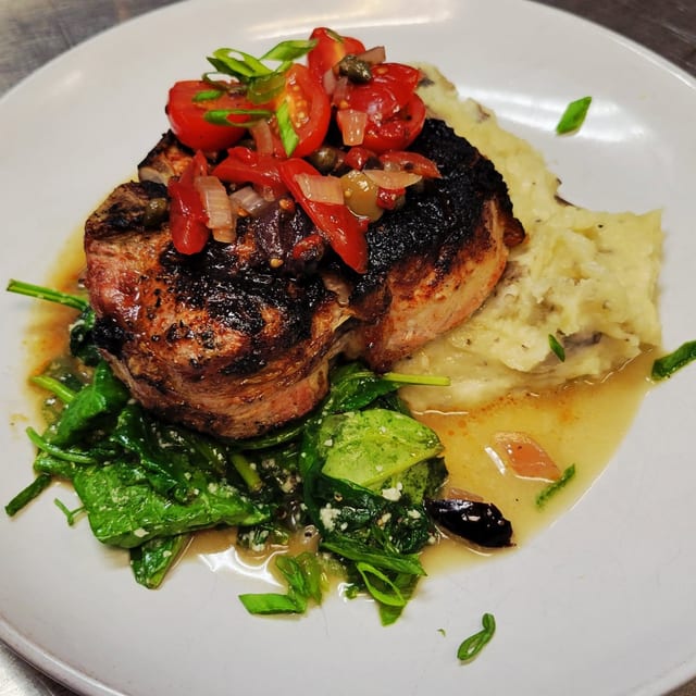 Pork Porterhouse.
